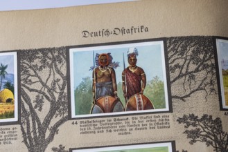 German colonies. German East Africa. Maasai An anthology published by Cigaretten-Bilderdienst