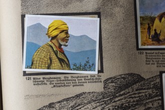 German colonies. German Southwest Africa. Mountain Damara. Described in the caption as a black