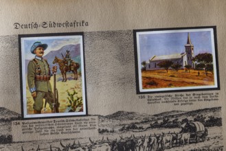 German colonies. German Southwest Africa. Windhoek church. An anthology published by