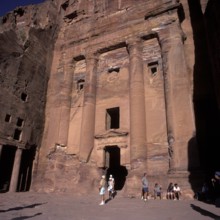 Urn Tomb, Nabatean Rock Town Petra, Jordan