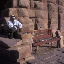 Souvenir Dealer, Nabatean Rock Town Petra, Jordan