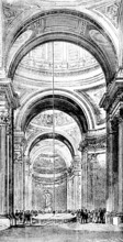 Public presentation of Foucault's pendulum in the Panthéon 1851, experiment and proof of the