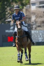 Portrait of polo player Isidro Strada from the La Dolfina 2 team at the 132nd Argentine Open Polo