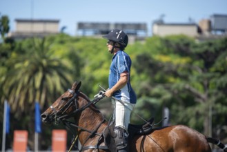 Portrait of polo player Isidro Strada from the La Dolfina 2 team at the 132nd Argentine Open Polo