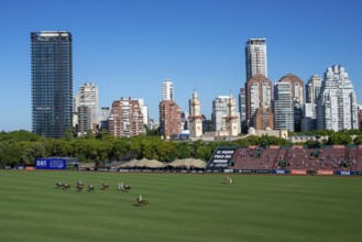 Scene at the 132nd Argentinean Open Polo Championship (Spanish 132nd Abierto Argentino de Polo de