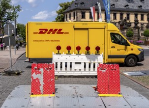 Armis One, Temporary Event Security, mobile roadblock, Fulda, Hesse, Germany