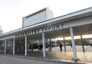 Main entrance to the University of Erfurt on Nordhäuser Straße