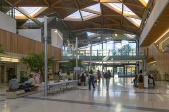 Interior of the Forum building, Streatham Campus, University of Exeter, Exeter, Devon, England, UK