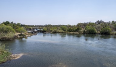 Landscape on the Okavango River, Caprivi Strip, Namibia