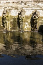Elephant cave, ritual water basin, Goa Gajah, near Ubud, Bali, Indonesia