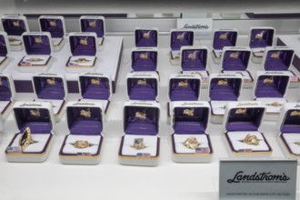 Rapid City, South Dakota - Jewelry is on sale in the showroom at Landstrom's factory in the Black