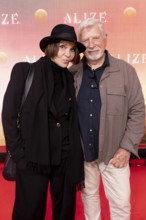 Anouschka Renzi and guest at Cirque du Soleil Alizé world premiere at the Berliner Theater am