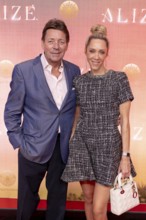 Peter Wolf and Melanie Wolf at the Cirque du Soleil Alizé world premiere at the Berliner Theater am