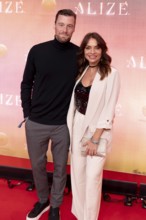 Holger Miethig and Jean Bork at the Cirque du Soleil Alizé world premiere at the Berliner Theater