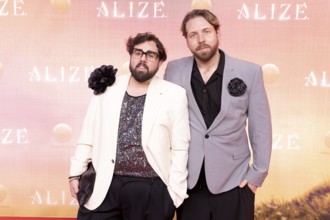 Steven Preisner and Florian Gibki at the Cirque du Soleil Alizé world premiere at the Berliner