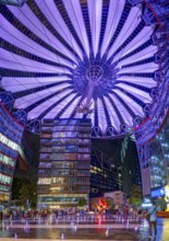 Festival of Lights Panorama Sony Center Berlin Germany