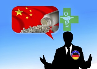 Symbolic image, Germany formerly pharmacy in the world, EU European Union, pharmaceutical industry,