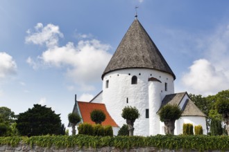 Saint Ols Church, round church, fortified church, Olsker, Bornhom, Denmark