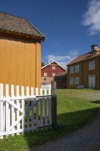 Historic farm building, Maihaugen open-air museum with houses and objects from farms in