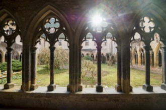Cloister, Unterlinden Museum, Musée Unterlinden, Colmar, Haut-Rhin Department, Alsace, France