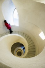 Spiral staircase, Unterlinden Museum, Unterlinden Museum, new building by architects Herzog and de