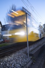 Zacke an der Alten Weinsteige rack railway in Stuttgart Germany