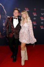 Annemarie Eilfeld and accompaniment at SONG SUNG BLUE's Red Carpet Photocall at Zoo Palast Berlin