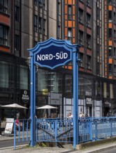 Entrance to the currently closed and former Friedrichstraße subway station, provisionally renamed