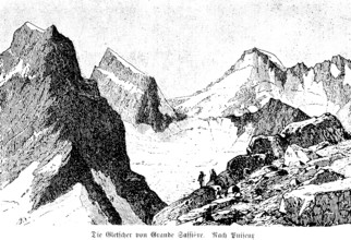 Aiguille de la Grande Sassière or Grande Sassière (3751 m) Sainte-Foy-Tarentaise, Grajan Alps, Mont