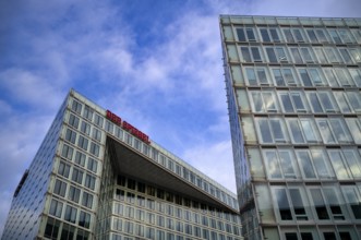 Verlagshaus Der Spiegel, logo, Spiegelgebäude, Hafencity, Free and Hanseatic City of Hamburg,
