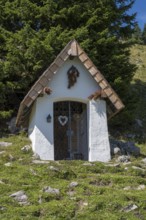 Kleine Kapelle am Brauneck, Bavarian Prealps, Isarwinkel, Lenggries, Upper Bavaria, Bavaria,
