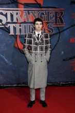 Finn Wolfhard at the Stranger Things fan event in Hangar 7 at Tempelhof Airport in Berlin on 18.11