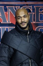 Malick Bauer at the Stranger Things fan event in Hangar 7 at Tempelhof Airport in Berlin on 18.11