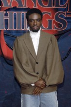 Caleb McLaughlin at the Stranger Things fan event in Hangar 7 at Tempelhof Airport in Berlin on 18