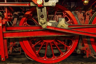 Räderwerk, a historic steam locomotive owned by the Free State of Bavaria, Eisenbahnmuseum,
