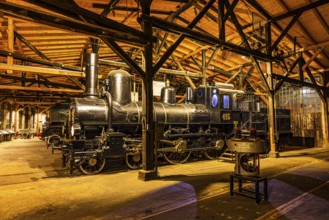 Legendary Austrian Southern Railway No. 415, pulled the court train of Empress Elisabeth, Sissi,