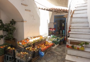 Chora Naxos Grocery Store, Naxos, Cyclades, Greece