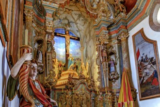 The Bom Jesus de Matosinhos church and altar in Congonhas is one of the main examples of Baroque