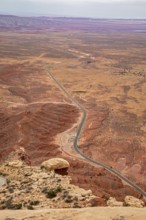 Mexican Hat, Utah - Utah Highway 261 below where the Moki Dugway unpaved road descends from Cedar