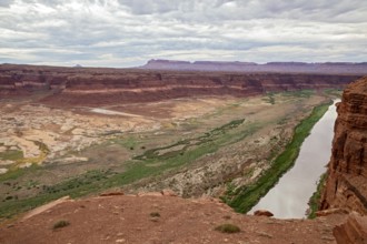Hite, Michigan - Lake Powell has disappeared from the former Hite Marina, where boats used to
