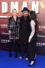 Billy Bob Thornton, Demi Moore, Ali Larter (cast), LANDMAN, red carpet for the European premiere of