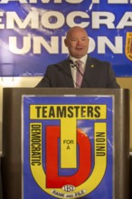 Chicago, Illinois - Teamsters President Sean O'Brien speaks at the 50th anniversary convention of