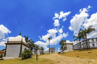 Sanctuary of Bom Jesus de Matosinhos in the city of Congonhas in Minas Gerais