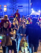 Safety at the Martin train in Essen-Rüttenscheid, the parish of St. Lambertus, accompanied by