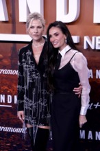 Ali Larter and Demi Moore at the premiere of the 2nd season of the series Landman at the Zoo Palast