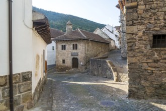 Casa Mazo ethnological museum, Echo or Hecho, Valle de Hecho, Pyrenees Mountains, Huesca province,