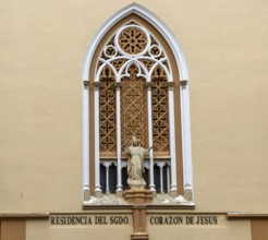 Building facade built 1890s, Residence of the Sacred Heart of Jesus, Plaza Venerable Francés de