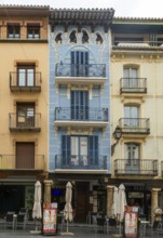 Historic building Casa La Madrileña, Plaza Carlos Castel, architect Pablo Monguió built 1912,