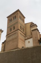 Mudéjar architecture tower of San Pedro church, Iglesia de San Pedro, Teruel, Aragon, Spain