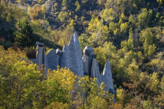 Earth pyramids of Euseigne, Canton of Valais, Switzerland